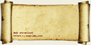 Andjelina Ognjanović vizit kartica